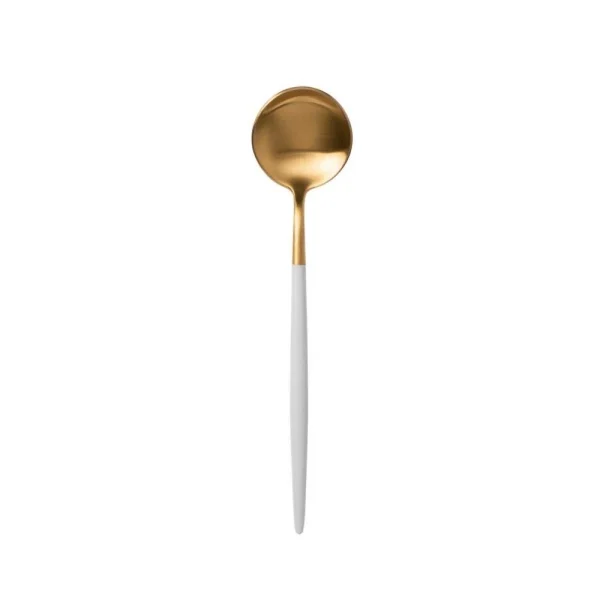 White & Gold Cucchiaio Tavola