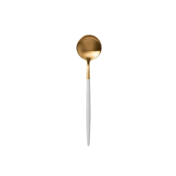 White & Gold Cucchiaio Frutta