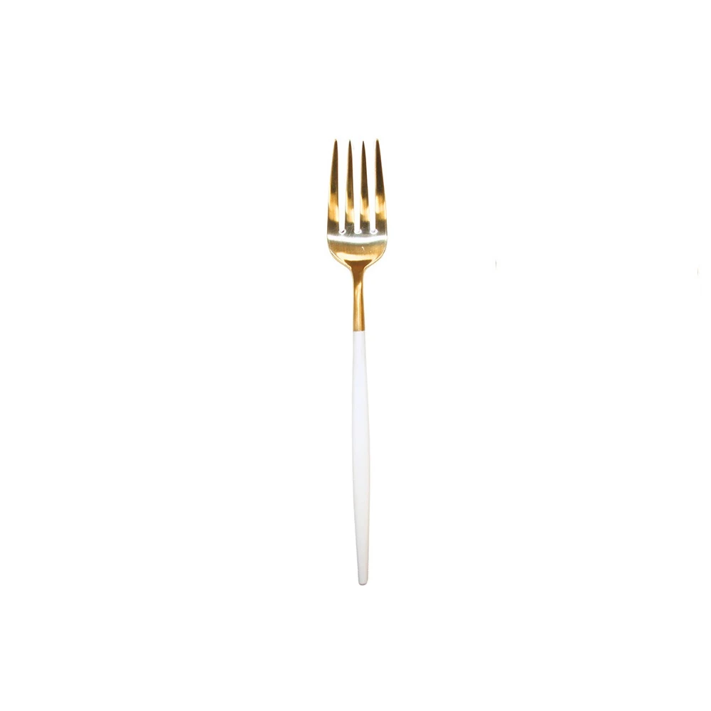 White & Gold Forchetta Tavola